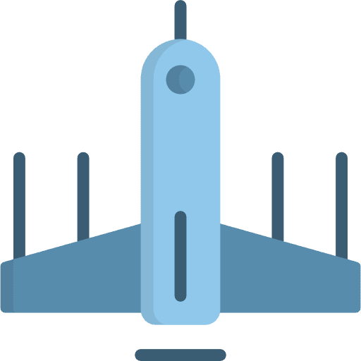 Spacecraft transportation spacecrafts rocket icon