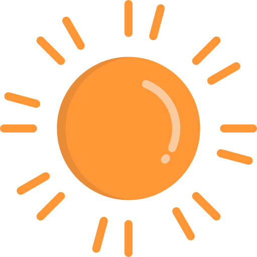 Sun nature warm meteorology icon