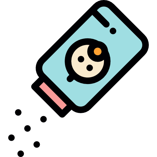 Baby powder powder grooming beauty icon