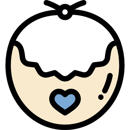 Bib bib with heart baby clothing fashion icon