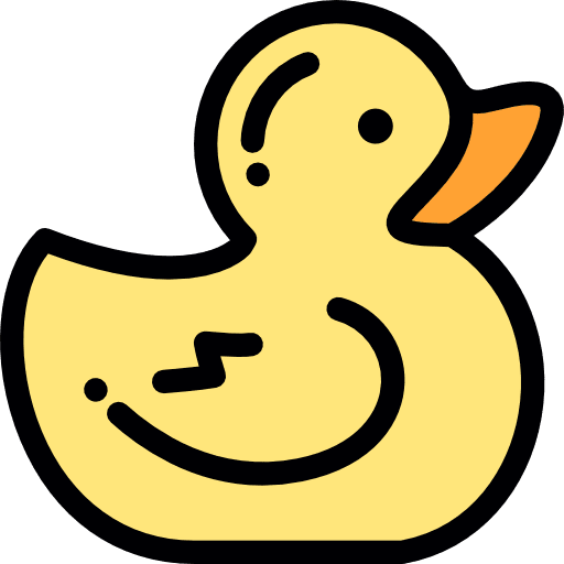 Ducky baby toy ducky animal icon
