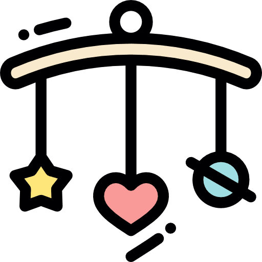 Mobile toy toys baby mobile mobile toy icon