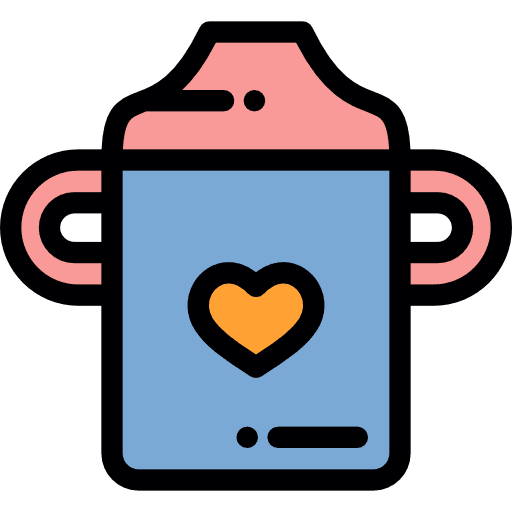 Drink toy drawing mugs baby mug icon