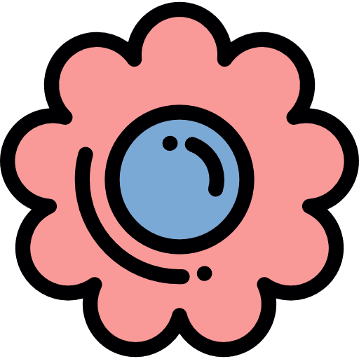 Flower petals blossom flower icon