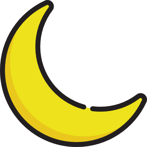 Moon weather half moon moon icon