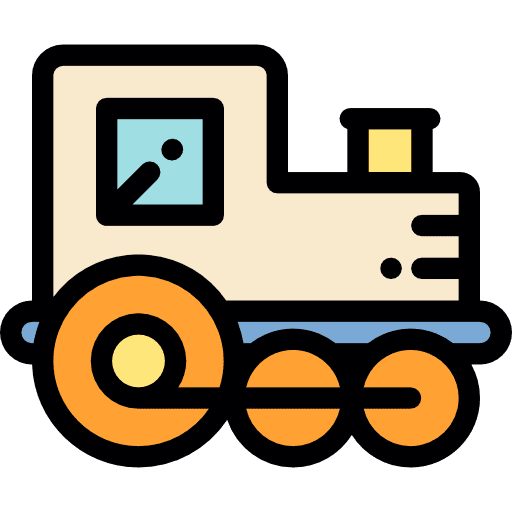 Train transport trains toy icon