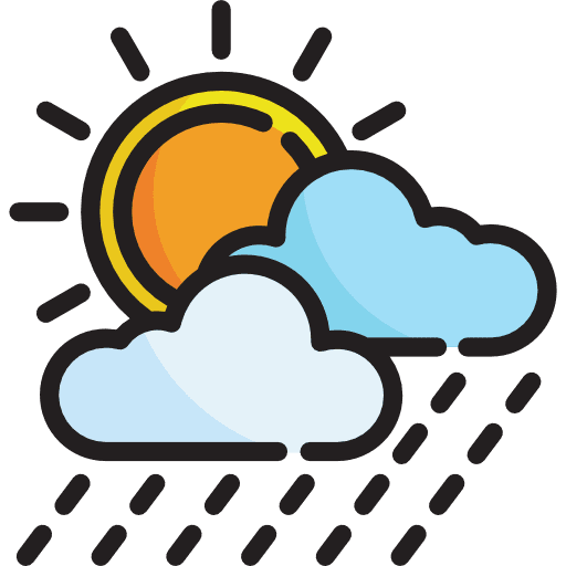 Rain rainy weather rain icon