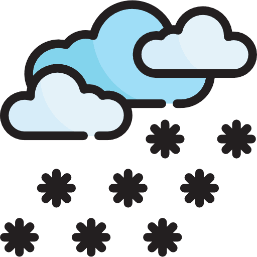 Snow frost meteorology snow icon