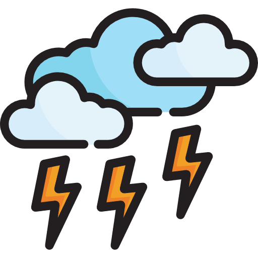 Storm meteorology sky rain icon