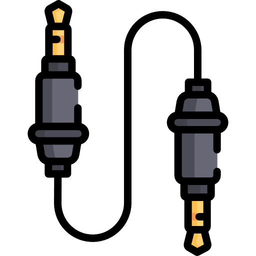 Audio cable earphones music audio cable icon
