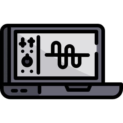 Editer editer technology music and multimedia icon