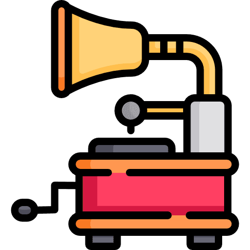 Gramophone song vinyl disc vinyl icon