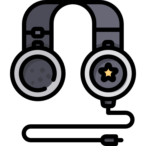 Headphones headphones sound technology icon