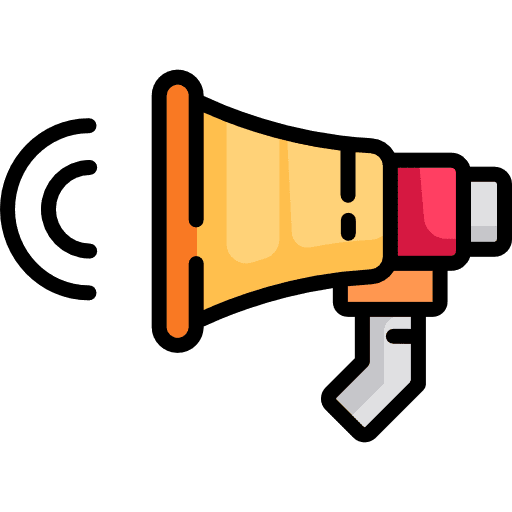 Megaphone loudspeaker protest shout icon
