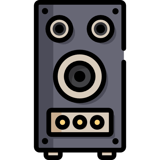 Speaker sound subwoofer woofer icon