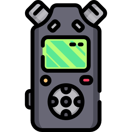 Voice recorder mic voice recorder multimedia icon