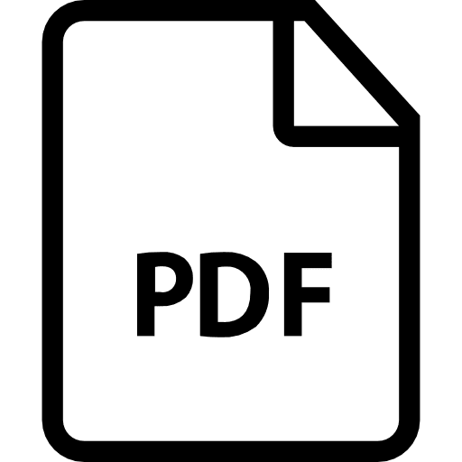 Pdf file document extension icon