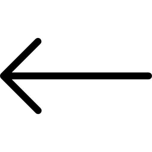 Left arrow back return left icon