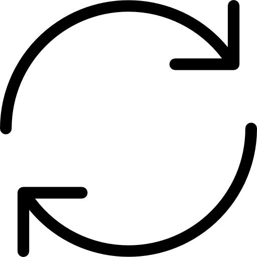 Sync data multimedia sync icon