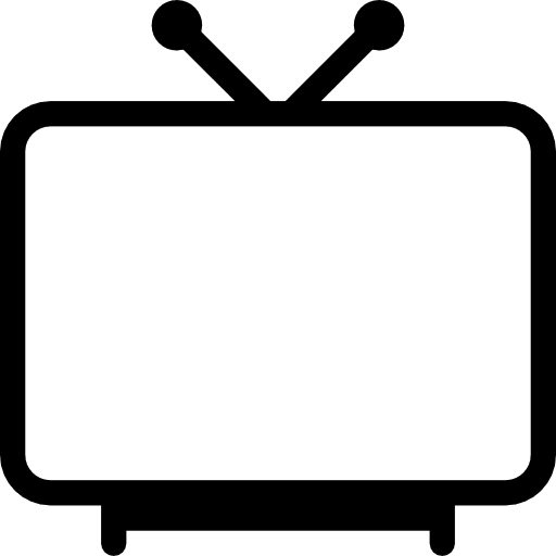 Television antique tv monitor television icon