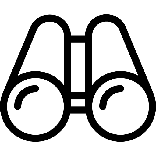 Binoculars spy see sight icon