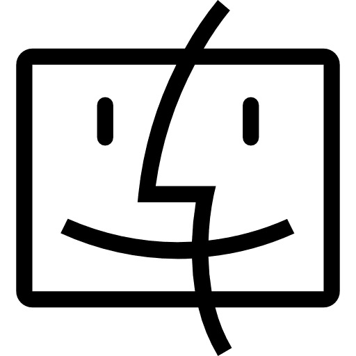 Finder social network logo brand icon