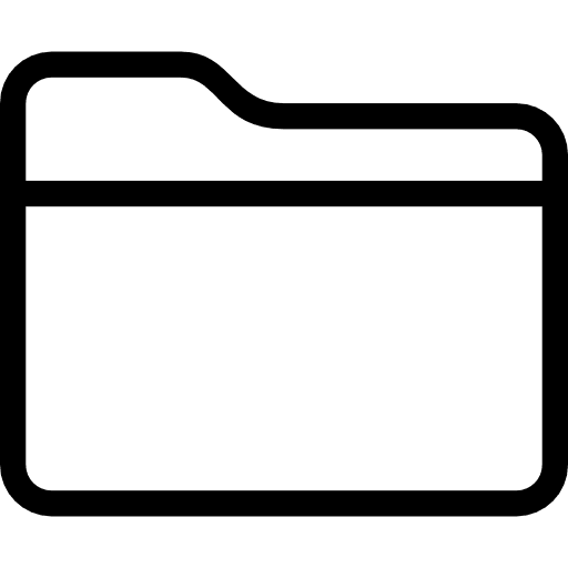 Folder data storage office material storage icon