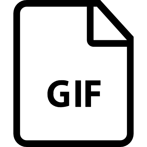 Gif picture file loading gif icon