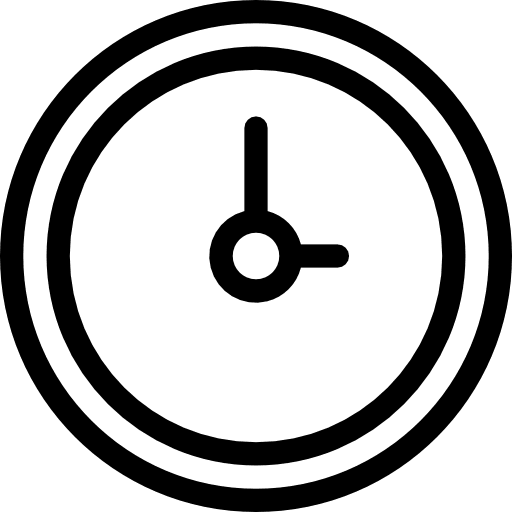 Wall clock clocks circular clock wall clock icon