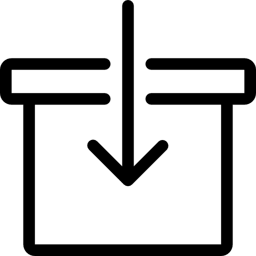 Box archive storage box file storage icon