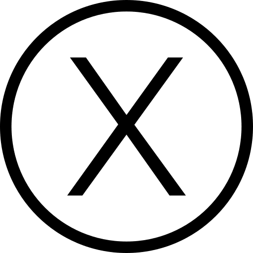 Cancel error forbidden cross icon