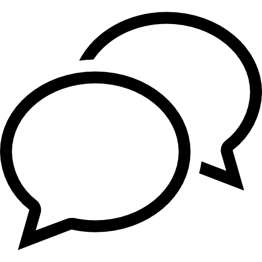 Chat speech bubble communication multimedia icon