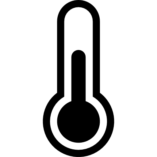 Thermometer tools and utensils mercury celsius icon