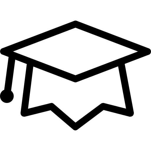 Mortarboard mortarboard graduate cap icon