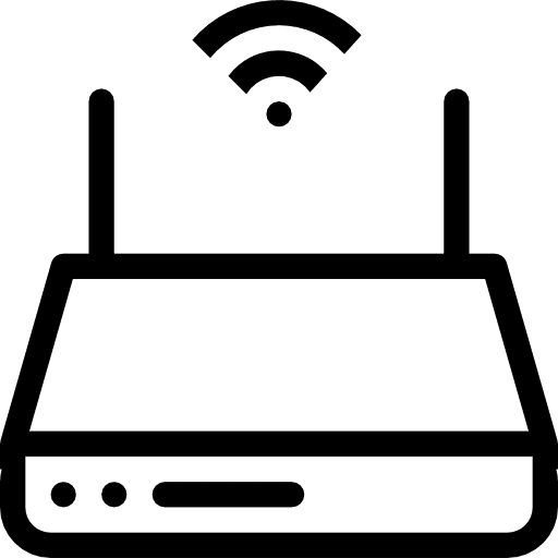 Router technology wifi signal wireless icon