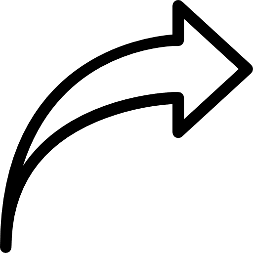 Send forward arrow skip icon