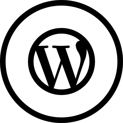 Wordpress social media logotype social network icon