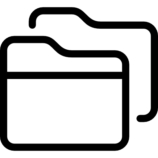 Folder storage file storage office material icon