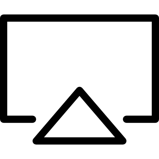 Airplay screen monitor ui icon