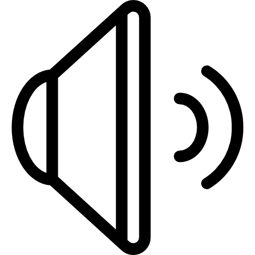 Audio multimedia option speaker audio icon