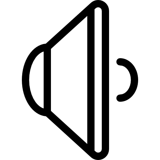 Audio speaker audio volume icon