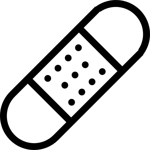 Band aid medical wound health clinic icon