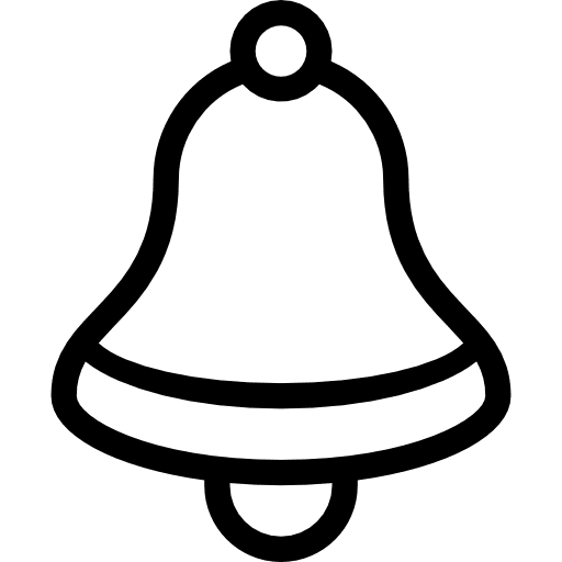 Bell music alert alarm icon