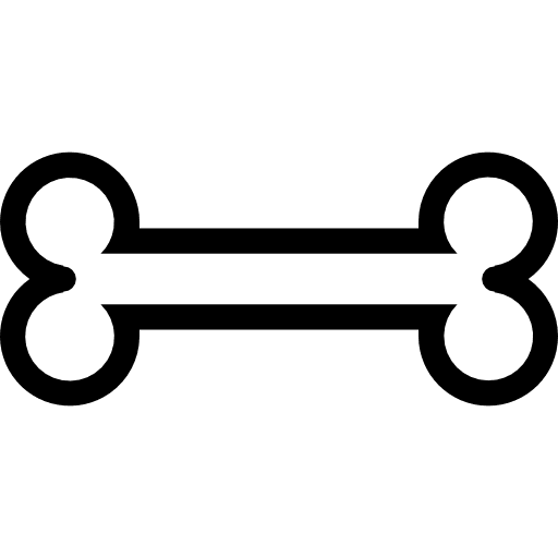Bone bone joint body parts icon