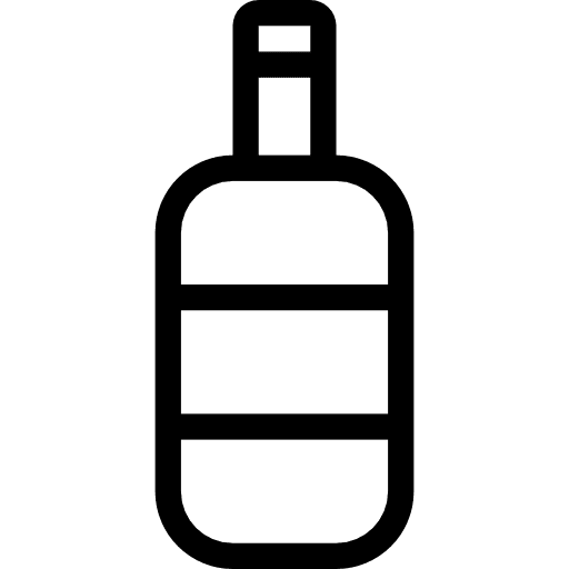 Bottle water hydratation bottle icon