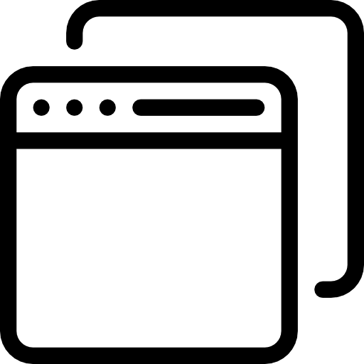 Browser interface browser internet icon