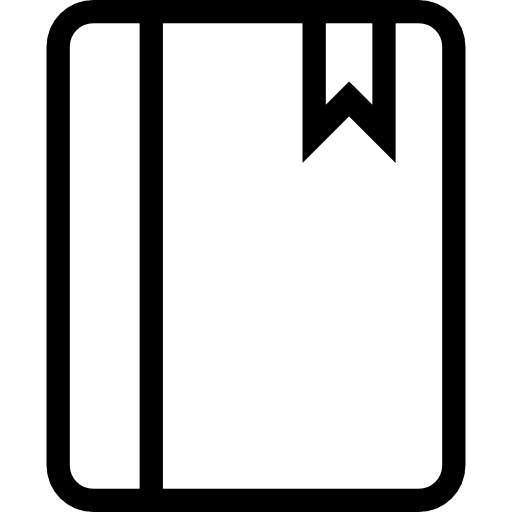 Notebook notebook bookmark address book icon