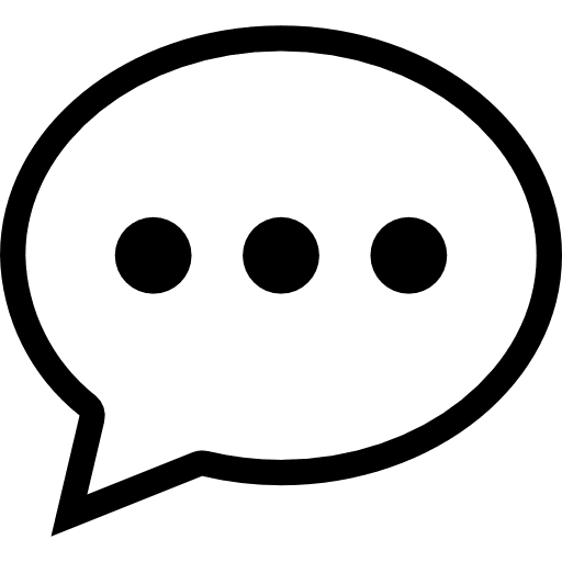 Chat conversation speech bubble communication icon