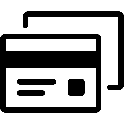 Credit card pay commerce credit card icon