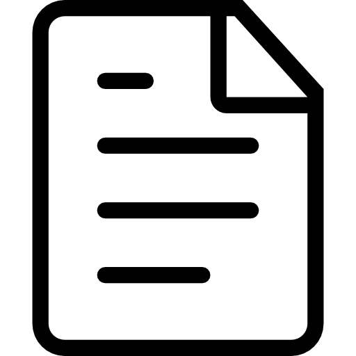 File archive interface document icon